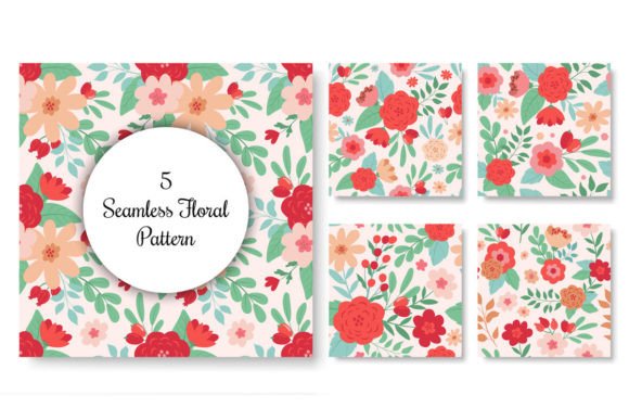 Download Romantic Floral Seamless Pattern - Premium Bundle