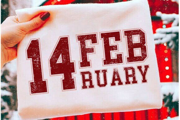 Download Retro Valentines 14 February Png, Februa - 14 february Collection