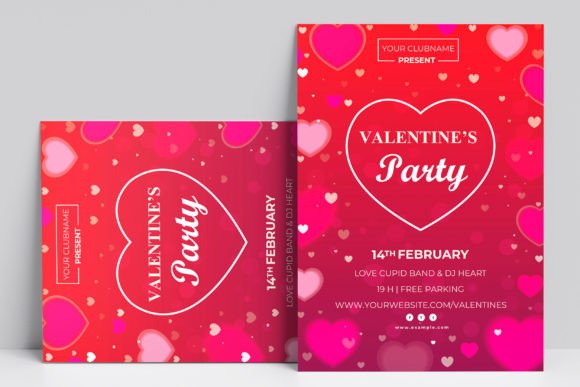 Download 14 February Party Flyer Template - 14 february Collection